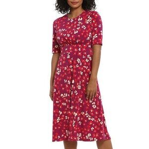 NWT London Times midi floral dress size 10